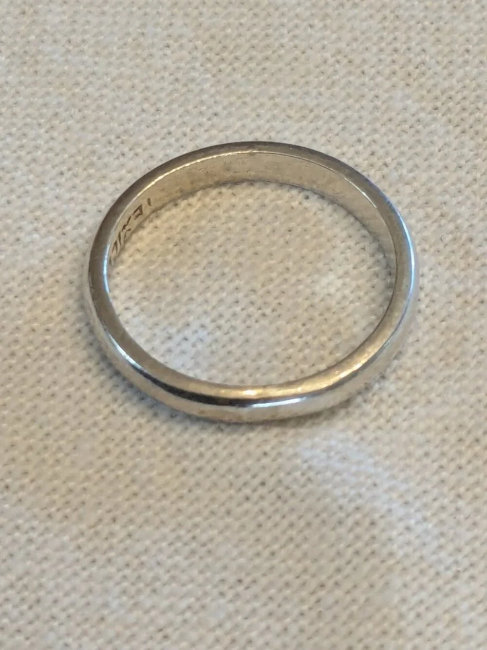 Vintage Taxco Mexico Sterling Silver Band Ring Minimalist 925 Wedding Stackable